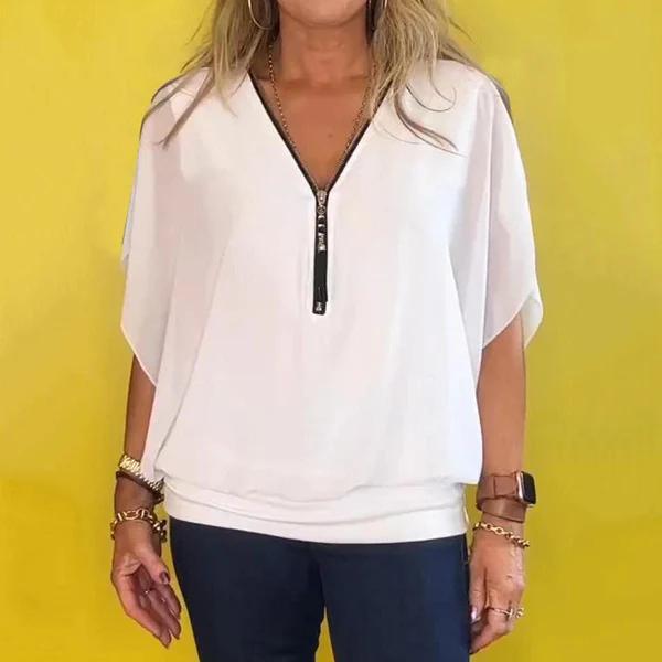 Camisa Delicata de chiffon+ Frete Grátis