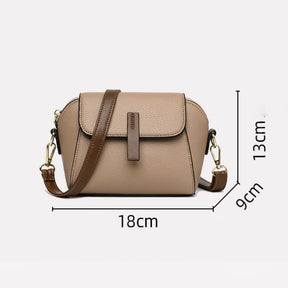 Bolsa Fashion Transversal Em Couro